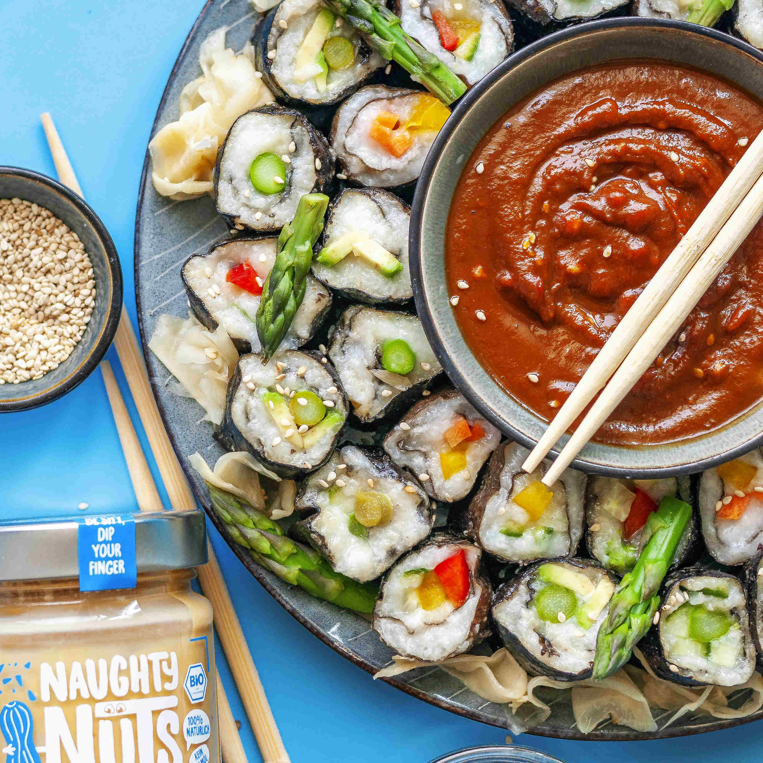 Spargel-Sushi