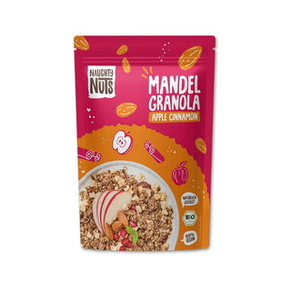 Naughty Nuts Bio Mandel Granola Apple Cinnamon Packung